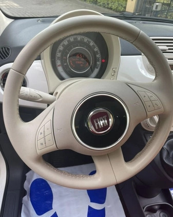 Fiat 500 cena 17800 przebieg: 159000, rok produkcji 2008 z Biała małe 301